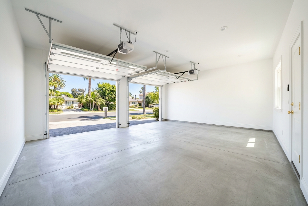 Garage cleanout before and after in Bakersfield, CA